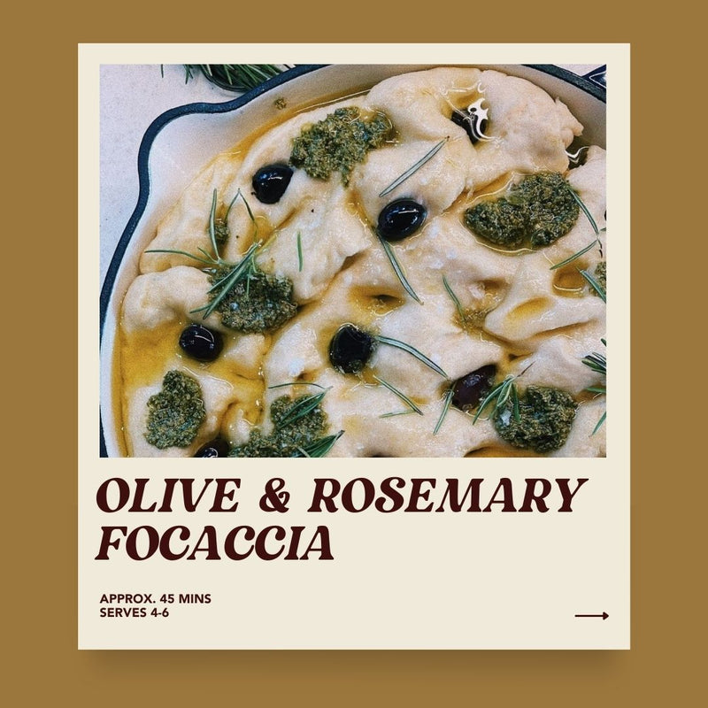 A Summer Staple: Olive and Rosemary Focaccia