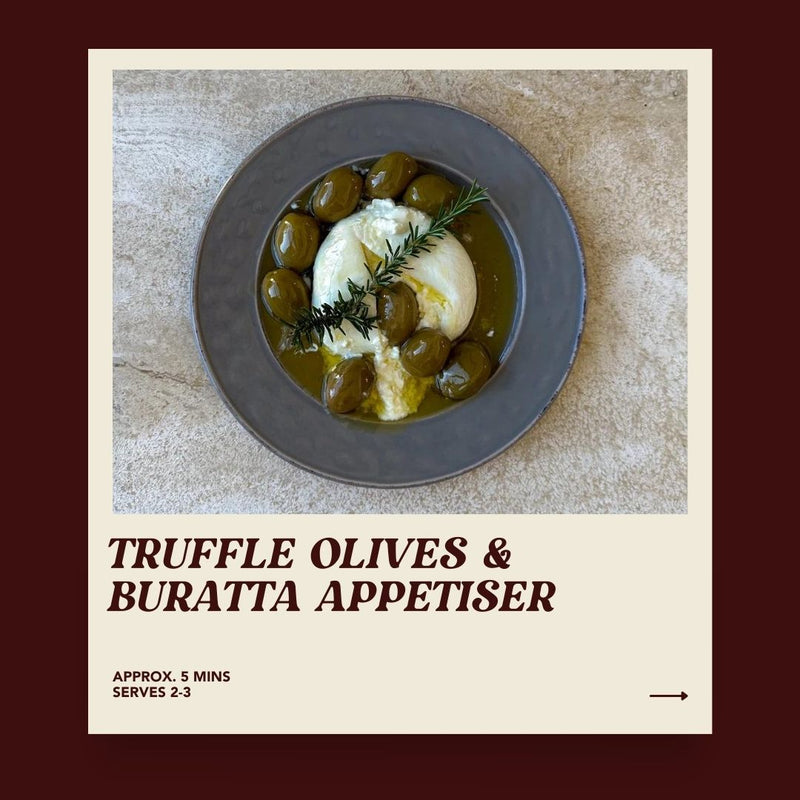 Truffle Olives & Buratta Appetiser
