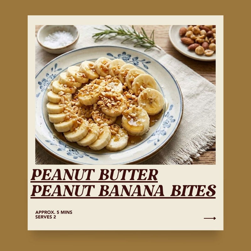 Peanut Butter Peanut Banana Bites