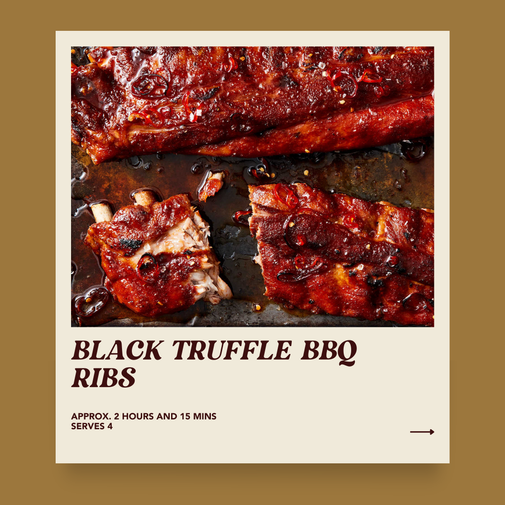 Black Truffle BBQ ribs – Kiwi Artisan