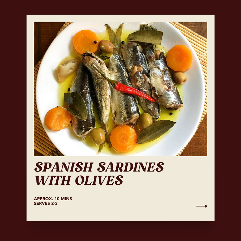 Spanish Sardines with Olives