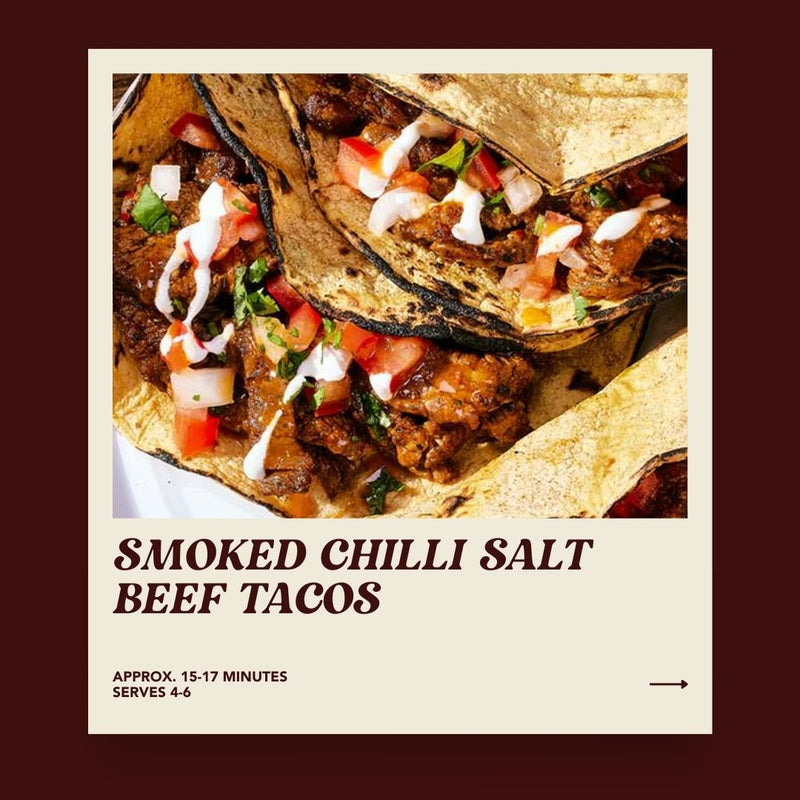 Smoked Chilli Salt Beef Tacos
