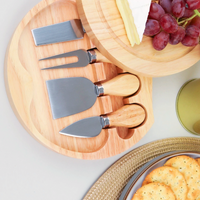 5-Piece Cheese Knife and Board Set