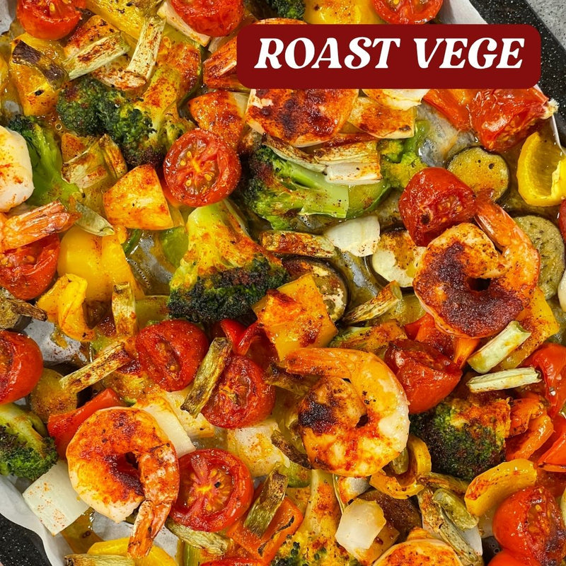 Chilli Oil on Roast Vegetables