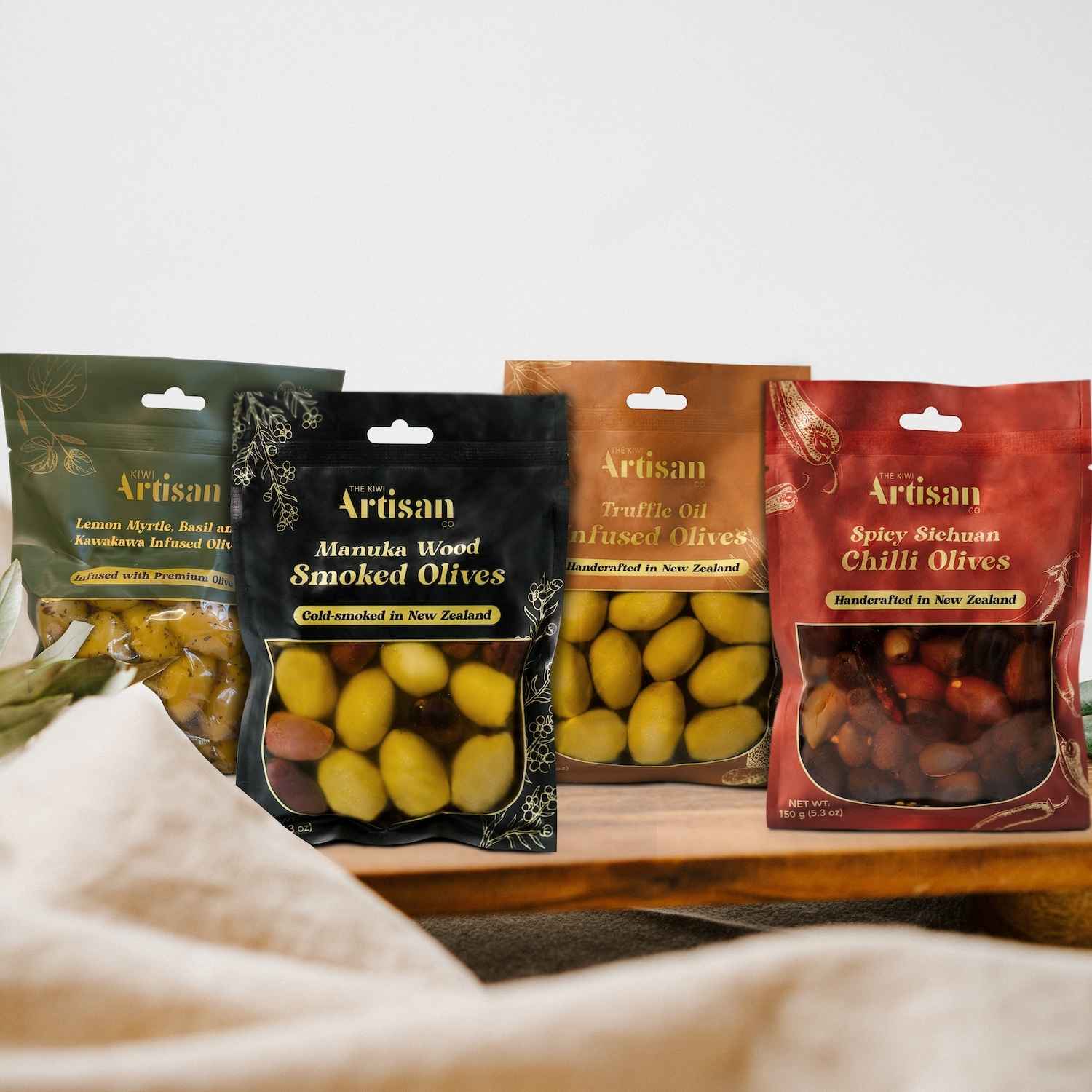 Infused Olive Range Four-Pack – Kiwi Artisan