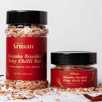 Smoked chilli salt with Manuka wood and sea salt