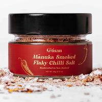 Smoked chilli salt with Manuka wood and sea salt