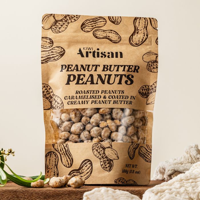 Peanut Butter Peanuts – golden roasted and caramelized with real peanut butter coating