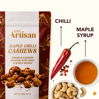 Maple Chilli Cashews