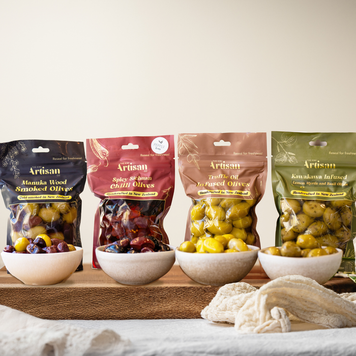Infused Olive Range Four-Pack
