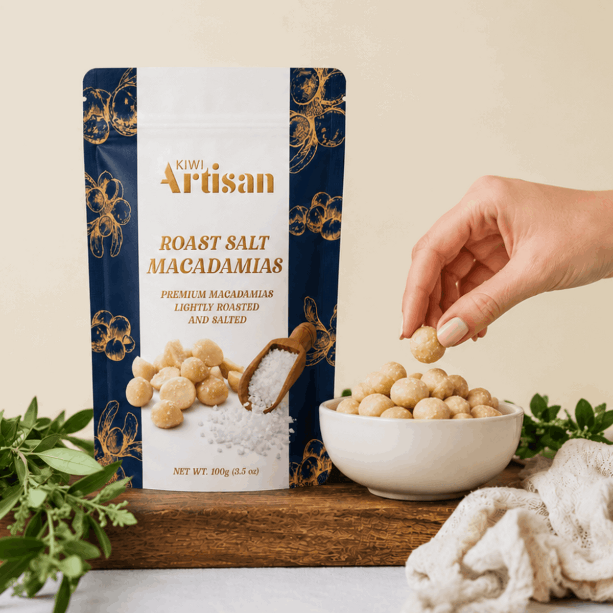 Roast Salt Macadamias