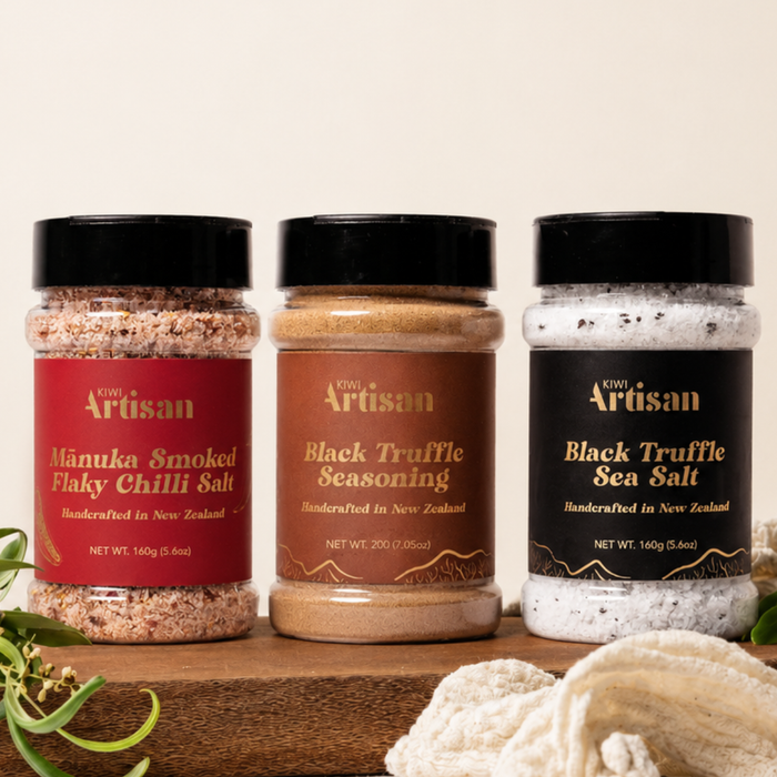 Smoked Chilli & Truffle Salt Trio